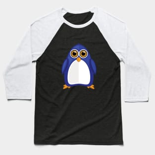 Blue Penguin Baseball T-Shirt